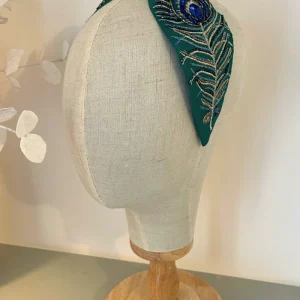 Acus - Serre-tête vert paon