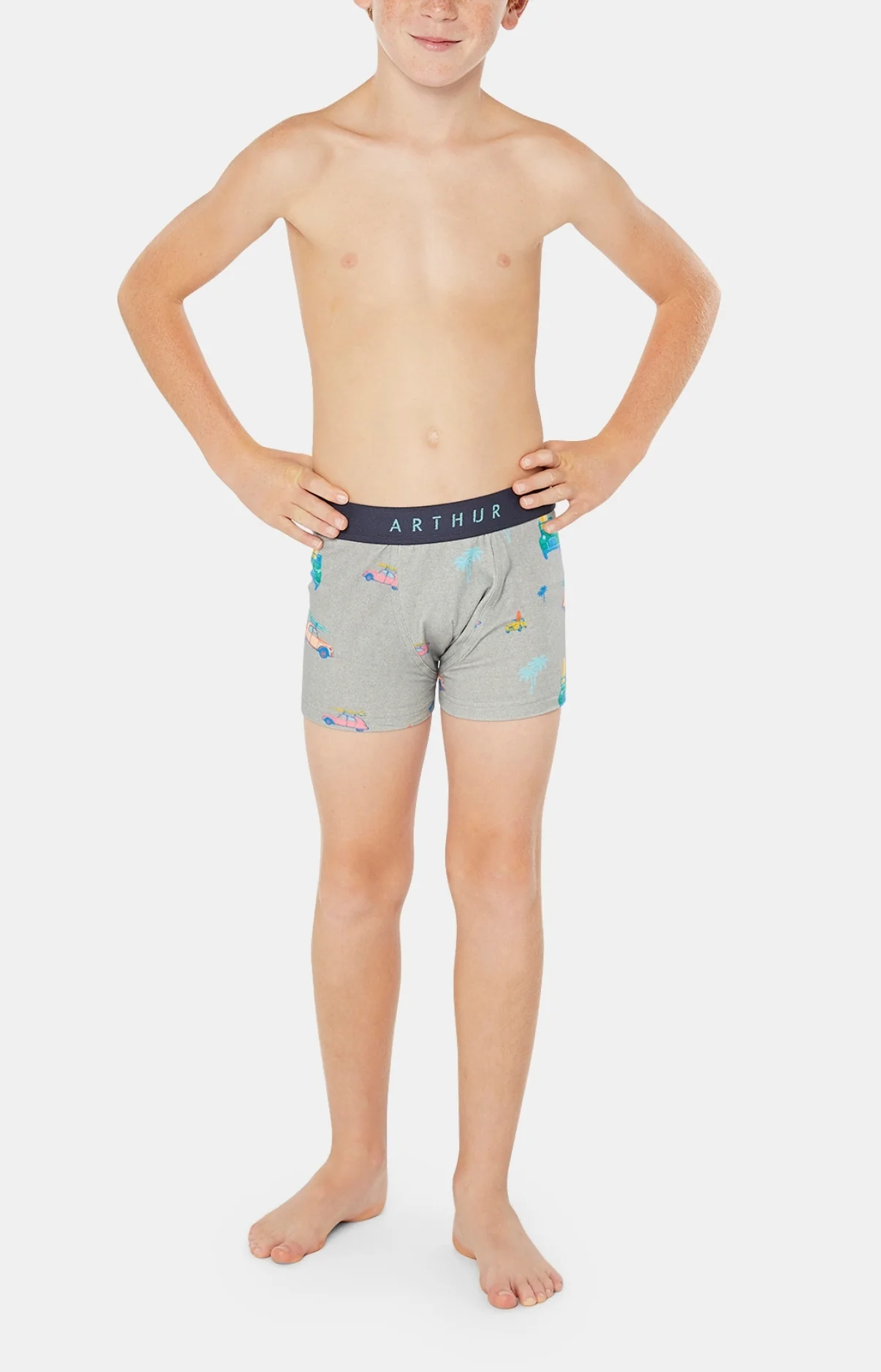 Boxer Enfant 2CV - Gris