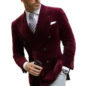 Veste de costume homme élégante style business double boutonnage - mode formelle et sophistiquée