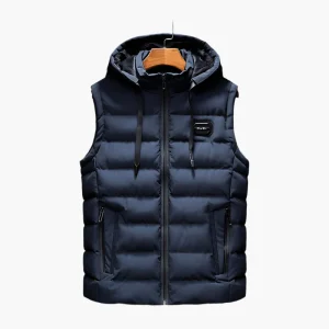 Gilet doudoune sans manches homme style urbain pour activités outdoor et quotidiennes