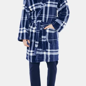 Robe de chambre Polaire - Big Carreaux