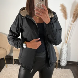 VESTE IMPERMEABLE NOIR