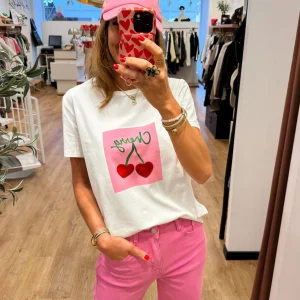 TSHIRT CERISE ROSE