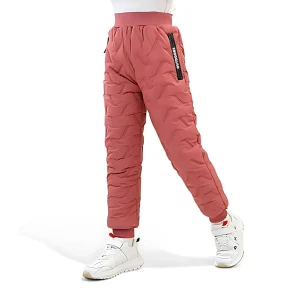 Pantalon d'hiver chaud imperméable pour enfants – Style outdoor, idéal pour activités hivernales