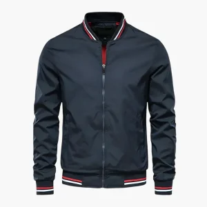 Blouson bomber homme style urbain décontracté polyvalent