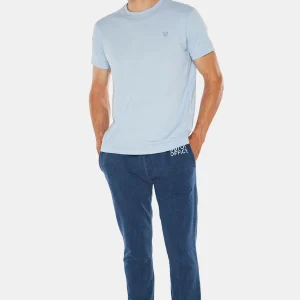 Tee-shirt manches courtes uni - Ciel