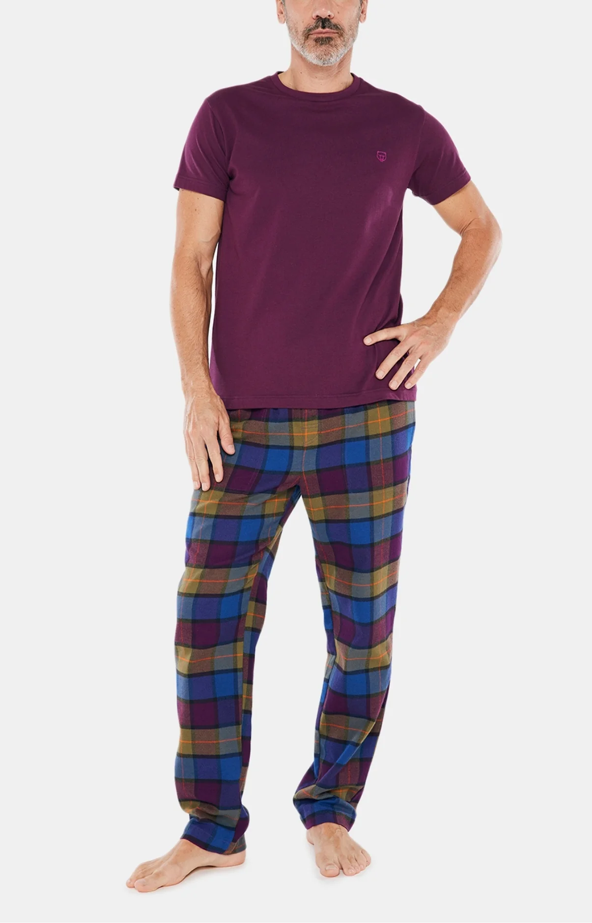 Tee-shirt manches courtes Coton - Bordeau – Image 2