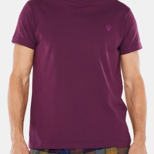 Tee-shirt manches courtes Coton - Bordeau