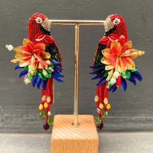 Olivia Dar - Boucles perroquets multicolores