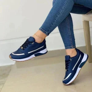 Baskets légères femme été – sneakers respirantes et confortables pour la marche, sport et ville