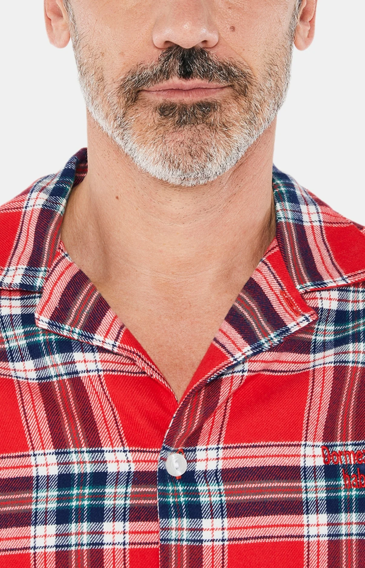 Pyjama Boutonné Logan - Rouge – Image 2