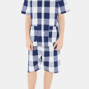 Pyjashort boutonné - Big Vichy