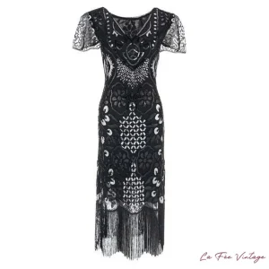 Robe à Perles et Franges des Années 20