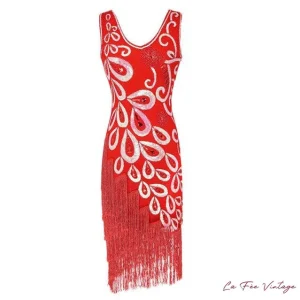 Robe à fleurs années 20