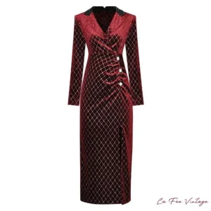 Robe chic style Travailleuse des Années 40