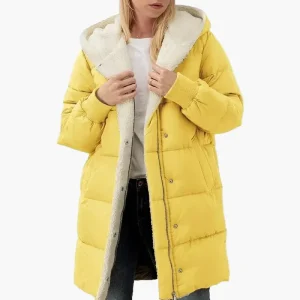 Manteau long matelassé à capuche pour femme – Style hivernal décontracté et élégant