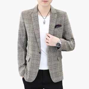 Blazer décontracté homme style urbain élégant pour toutes occasions