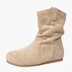 Bottes plates femme style décontracté pour automne et hiver