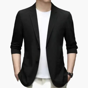 Veste Blazer Décontractée Homme Style Moderne pour Travail et Sorties