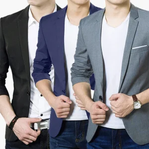 Blazer élégant pour homme – Style moderne et polyvalent, idéal pour affaires et sorties