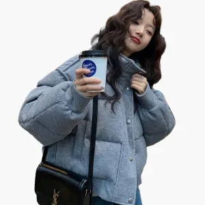 Veste matelassée style décontracté pour femme – Idéale pour l'automne et l'hiver