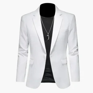 Blazer Homme Élégant Style Moderne pour Occasions et Quotidien