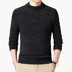 Pull à Col Montant Style Décontracté pour Homme – Élégance Moderne et Confort au Quotidien