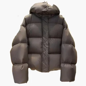 Doudoune homme style urbain hiver à capuche - veste matelassée décontractée