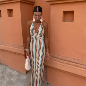 Vinna™ - Robe sans Manches avec Col en V