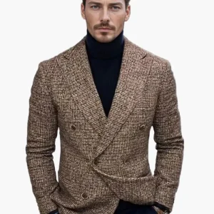 Veste croisée élégante pour homme style business – Moderne et sophistiquée