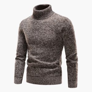 Pull à col roulé style classique pour homme – Élégance urbaine et confort quotidien