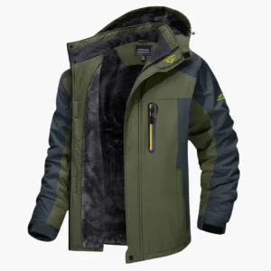 Veste d'hiver homme outdoor imperméable coupe-vent style sport pour activités extérieures