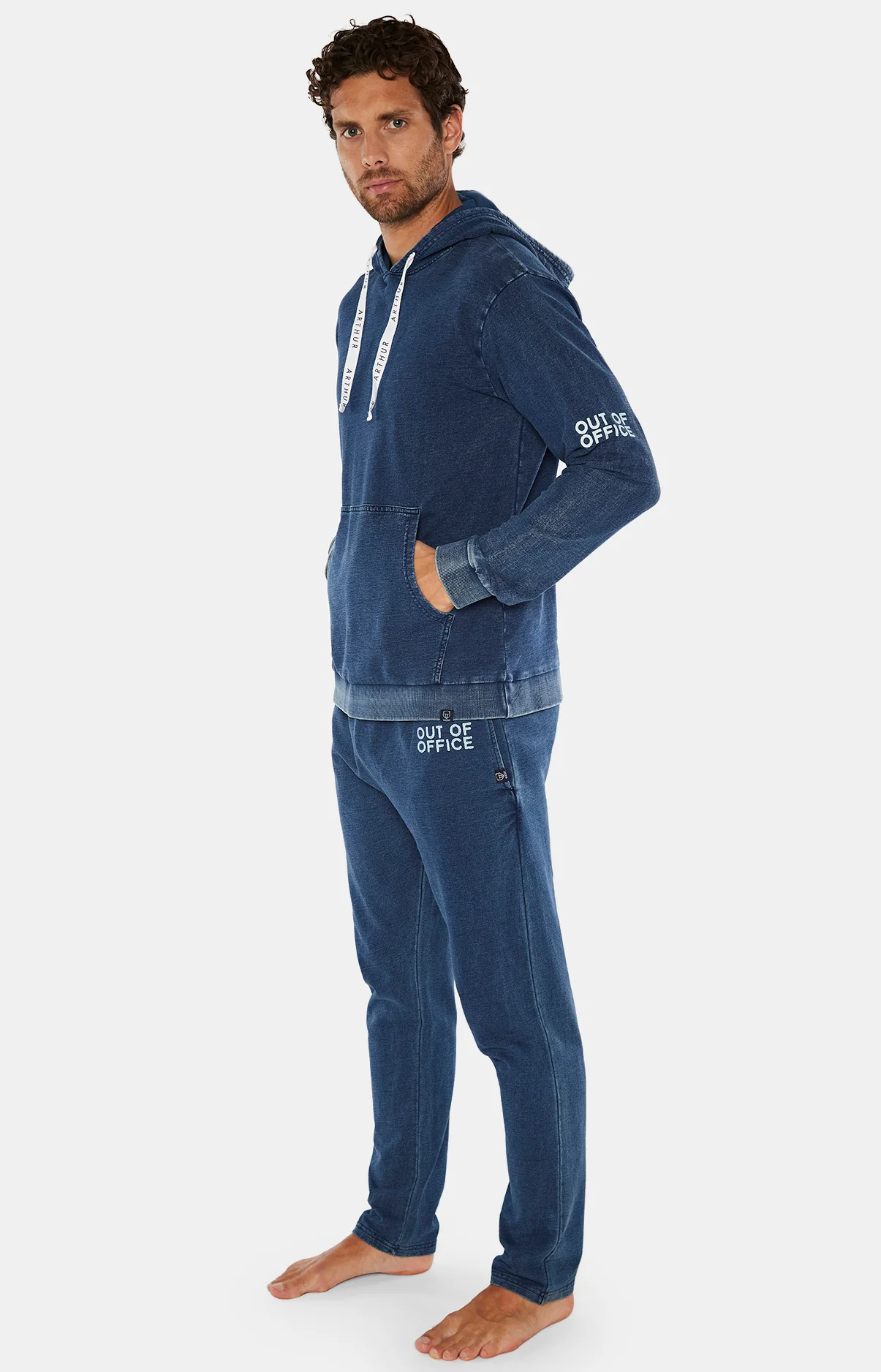 Hoodie Out-of-Office - Denim – Image 4