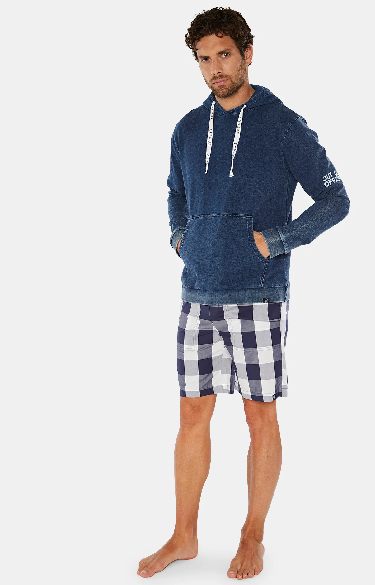 Hoodie Out-of-Office - Denim – Image 5