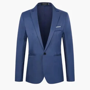 Veste de costume homme élégante style affaires – Idéale pour bureau et occasions formelles