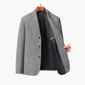 Veste blazer homme élégante style affaires décontracté