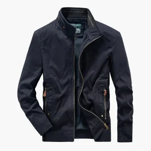 Veste décontractée pour homme style motard idéale pour la mi-saison