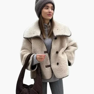 Veste d'hiver femme style décontracté chic pour temps froid
