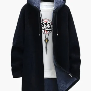 Veste à capuche style décontracté pour homme – idéale pour l'automne et les soirées fraîches