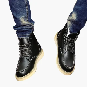 Bottes d'hiver rétro pour homme – Style vintage et confort au quotidien