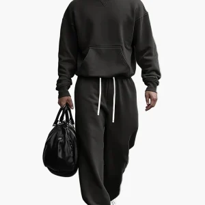 Survêtement Décontracté Homme Ensemble Sweat à Capuche et Pantalon Idéal Quotidien et Voyage