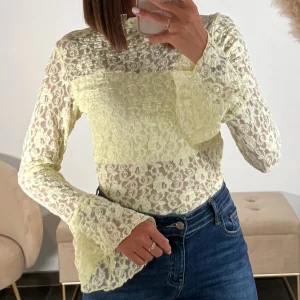 BODY JAUNE DENTELLE VICKIE