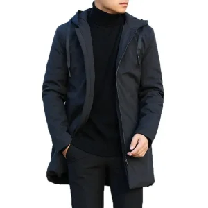 Veste d'hiver homme élégante et imperméable pour un style urbain moderne