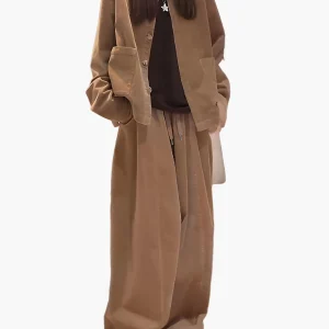 Ensemble Femme Décontracté Élégant Style Urbain Automne Hiver