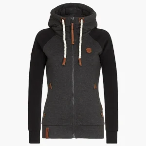 Hoodie zippée décontractée pour femme – Style urbain, idéale pour toutes saisons