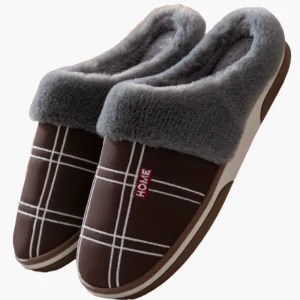 Pantoufles homme confort intérieur antidérapantes style élégant pour la maison