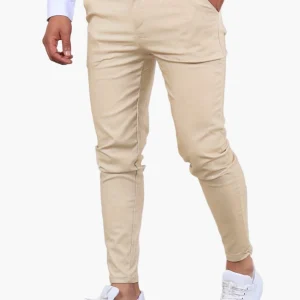 Pantalon chino skinny pour homme style urbain idéal quotidien et sortie