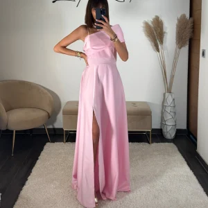 ROBE SATIN ROSE CLASSY