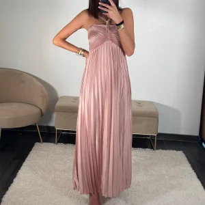 ROBE SATIN ROSE GLORIA