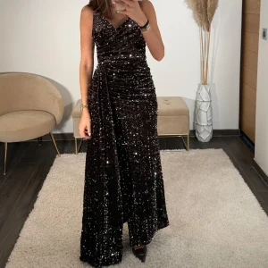 ROBE SHINY CHOCO DIANE